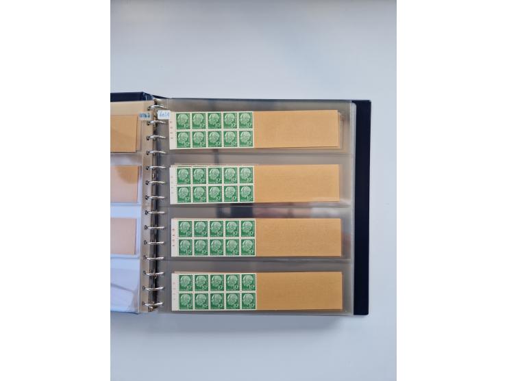 1960/2000, umfangreiche Sammlung der postfrischen Markenheftchen von Bund/Berlin in 19 SAFE-Ringbindern, sehr spezialisiert u