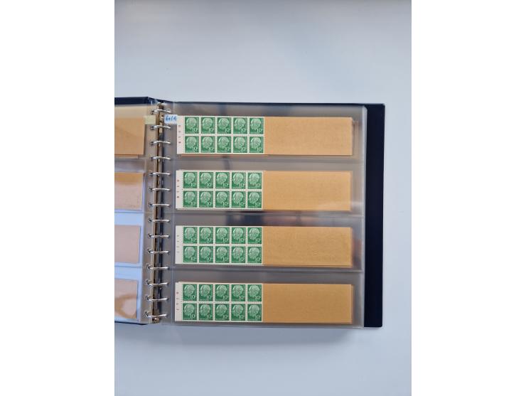 1960/2000, umfangreiche Sammlung der postfrischen Markenheftchen von Bund/Berlin in 19 SAFE-Ringbindern, sehr spezialisiert u