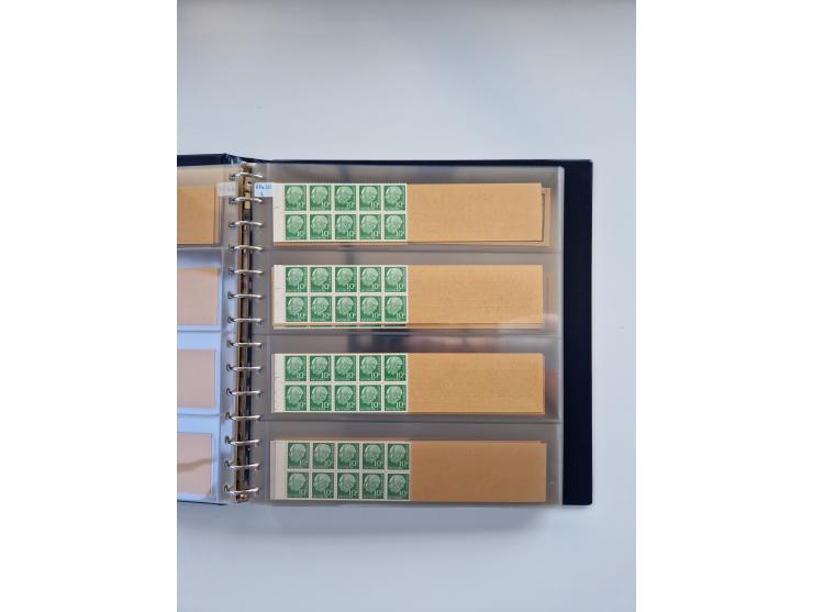 1960/2000, umfangreiche Sammlung der postfrischen Markenheftchen von Bund/Berlin in 19 SAFE-Ringbindern, sehr spezialisiert u