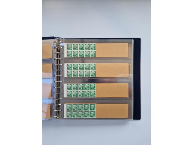 1960/2000, umfangreiche Sammlung der postfrischen Markenheftchen von Bund/Berlin in 19 SAFE-Ringbindern, sehr spezialisiert u