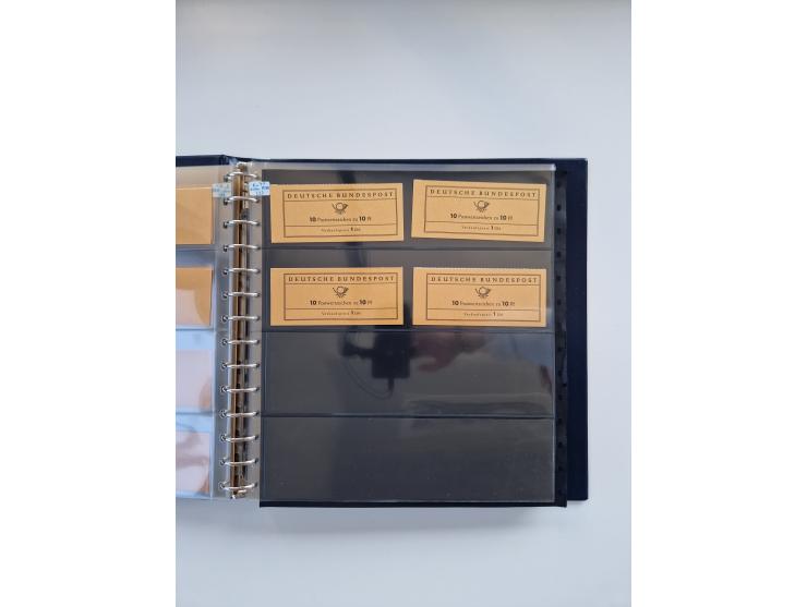 1960/2000, umfangreiche Sammlung der postfrischen Markenheftchen von Bund/Berlin in 19 SAFE-Ringbindern, sehr spezialisiert u