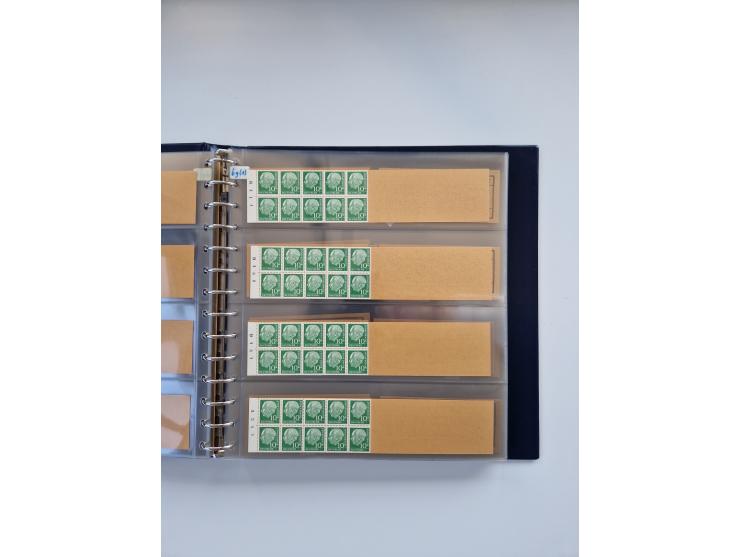 1960/2000, umfangreiche Sammlung der postfrischen Markenheftchen von Bund/Berlin in 19 SAFE-Ringbindern, sehr spezialisiert u