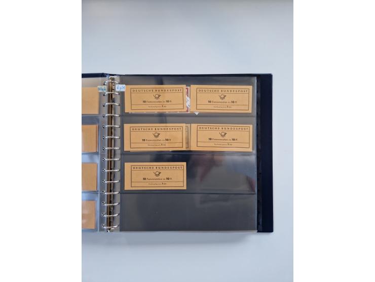 1960/2000, umfangreiche Sammlung der postfrischen Markenheftchen von Bund/Berlin in 19 SAFE-Ringbindern, sehr spezialisiert u