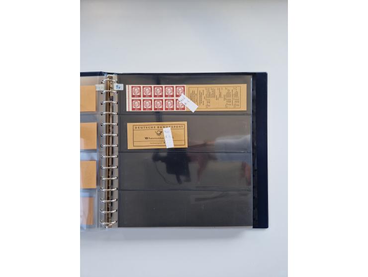 1960/2000, umfangreiche Sammlung der postfrischen Markenheftchen von Bund/Berlin in 19 SAFE-Ringbindern, sehr spezialisiert u
