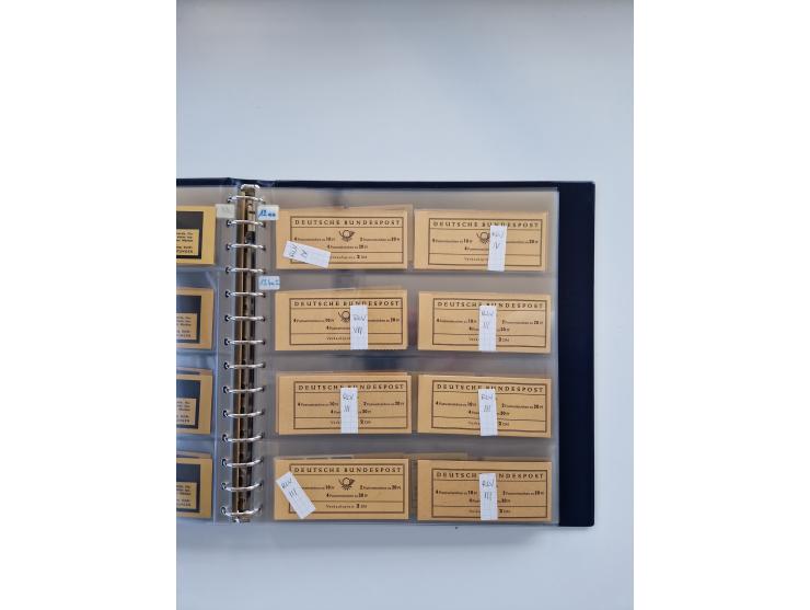 1960/2000, umfangreiche Sammlung der postfrischen Markenheftchen von Bund/Berlin in 19 SAFE-Ringbindern, sehr spezialisiert u