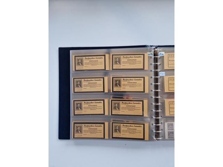1960/2000, umfangreiche Sammlung der postfrischen Markenheftchen von Bund/Berlin in 19 SAFE-Ringbindern, sehr spezialisiert u