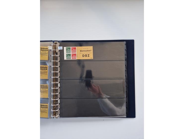 1960/2000, umfangreiche Sammlung der postfrischen Markenheftchen von Bund/Berlin in 19 SAFE-Ringbindern, sehr spezialisiert u
