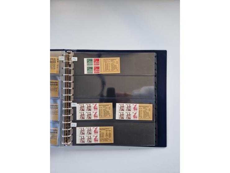 1960/2000, umfangreiche Sammlung der postfrischen Markenheftchen von Bund/Berlin in 19 SAFE-Ringbindern, sehr spezialisiert u