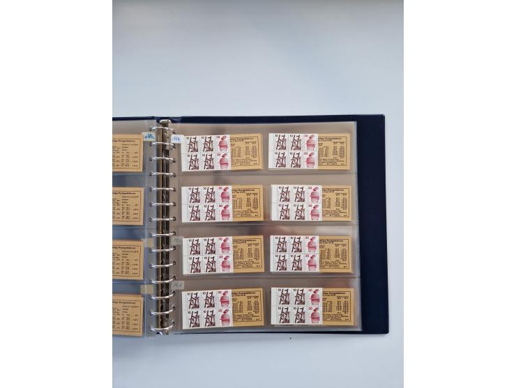 1960/2000, umfangreiche Sammlung der postfrischen Markenheftchen von Bund/Berlin in 19 SAFE-Ringbindern, sehr spezialisiert u