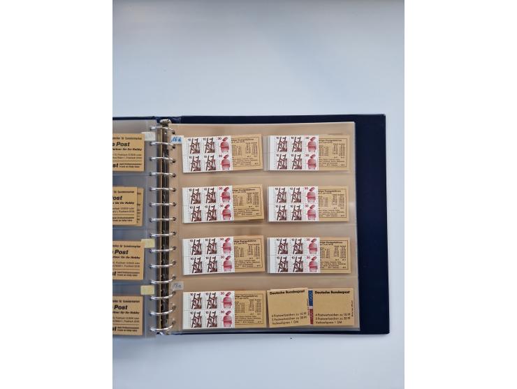 1960/2000, umfangreiche Sammlung der postfrischen Markenheftchen von Bund/Berlin in 19 SAFE-Ringbindern, sehr spezialisiert u