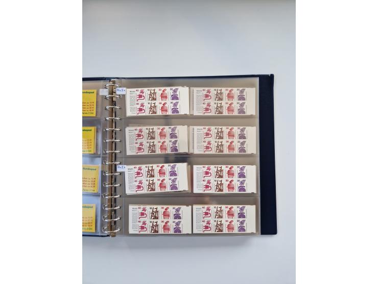 1960/2000, umfangreiche Sammlung der postfrischen Markenheftchen von Bund/Berlin in 19 SAFE-Ringbindern, sehr spezialisiert u