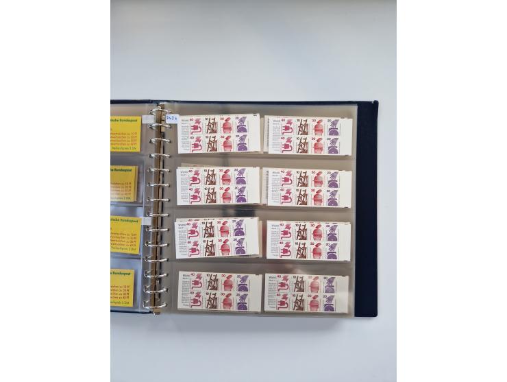 1960/2000, umfangreiche Sammlung der postfrischen Markenheftchen von Bund/Berlin in 19 SAFE-Ringbindern, sehr spezialisiert u