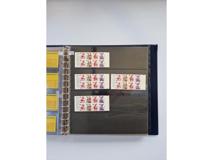 1960/2000, umfangreiche Sammlung der postfrischen Markenheftchen von Bund/Berlin in 19 SAFE-Ringbindern, sehr spezialisiert u