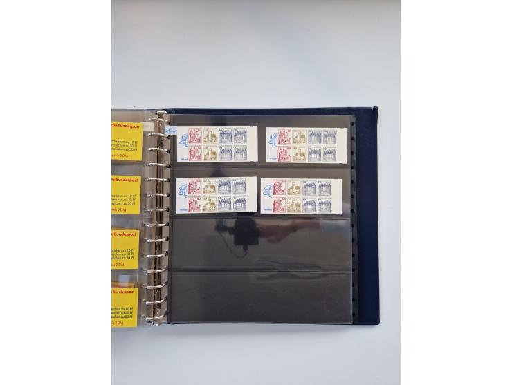 1960/2000, umfangreiche Sammlung der postfrischen Markenheftchen von Bund/Berlin in 19 SAFE-Ringbindern, sehr spezialisiert u