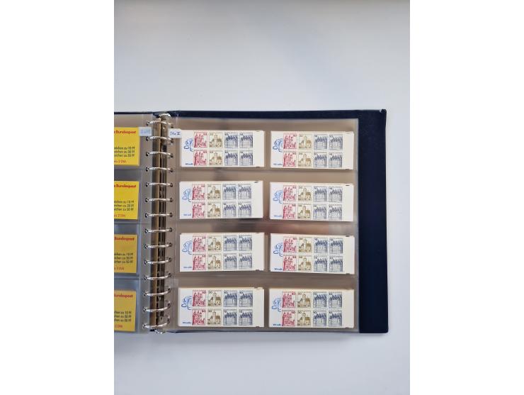 1960/2000, umfangreiche Sammlung der postfrischen Markenheftchen von Bund/Berlin in 19 SAFE-Ringbindern, sehr spezialisiert u