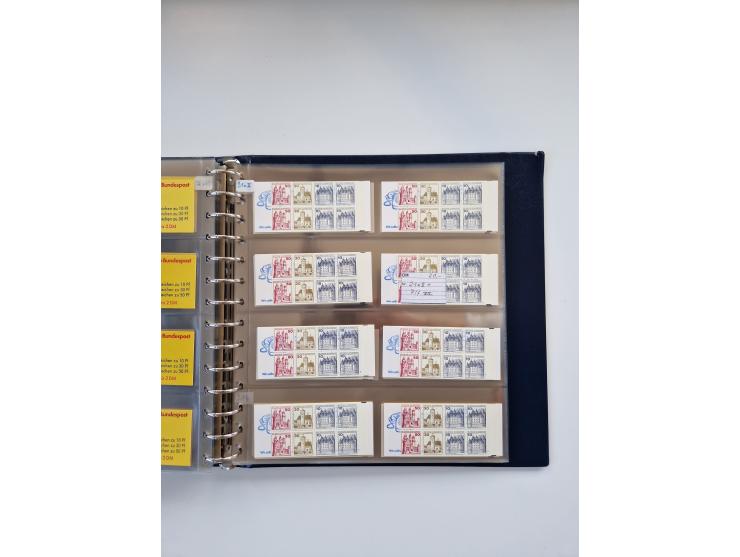 1960/2000, umfangreiche Sammlung der postfrischen Markenheftchen von Bund/Berlin in 19 SAFE-Ringbindern, sehr spezialisiert u