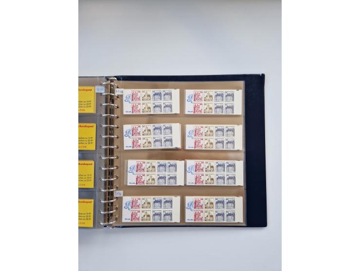 1960/2000, umfangreiche Sammlung der postfrischen Markenheftchen von Bund/Berlin in 19 SAFE-Ringbindern, sehr spezialisiert u