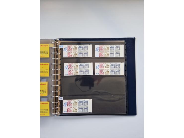 1960/2000, umfangreiche Sammlung der postfrischen Markenheftchen von Bund/Berlin in 19 SAFE-Ringbindern, sehr spezialisiert u