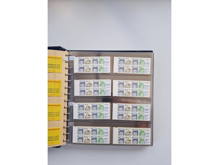 1960/2000, umfangreiche Sammlung der postfrischen Markenheftchen von Bund/Berlin in 19 SAFE-Ringbindern, sehr spezialisiert u