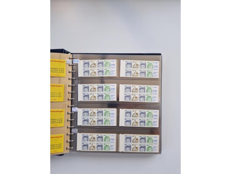 1960/2000, umfangreiche Sammlung der postfrischen Markenheftchen von Bund/Berlin in 19 SAFE-Ringbindern, sehr spezialisiert u