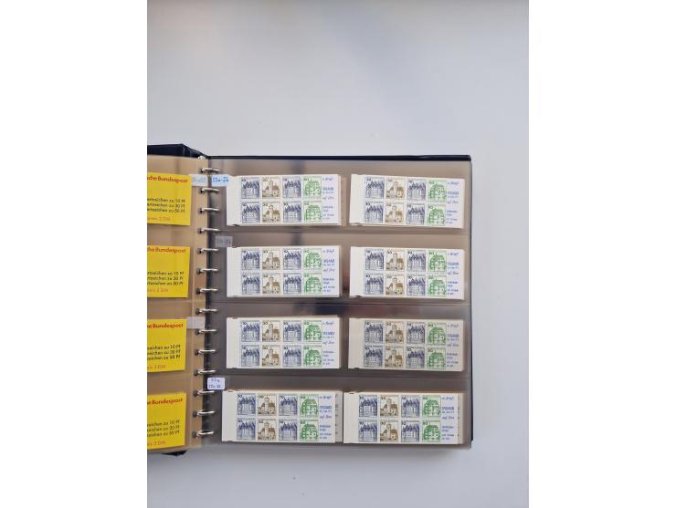 1960/2000, umfangreiche Sammlung der postfrischen Markenheftchen von Bund/Berlin in 19 SAFE-Ringbindern, sehr spezialisiert u
