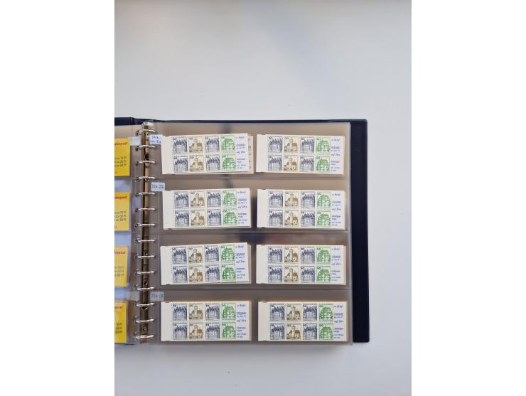 1960/2000, umfangreiche Sammlung der postfrischen Markenheftchen von Bund/Berlin in 19 SAFE-Ringbindern, sehr spezialisiert u