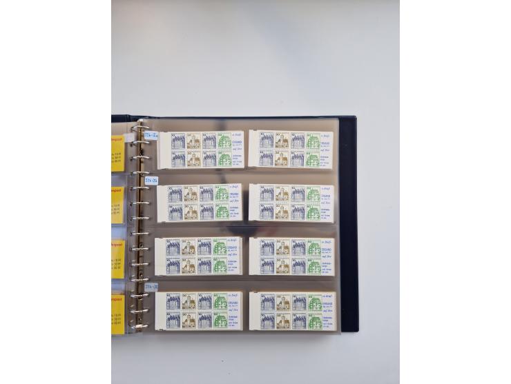1960/2000, umfangreiche Sammlung der postfrischen Markenheftchen von Bund/Berlin in 19 SAFE-Ringbindern, sehr spezialisiert u