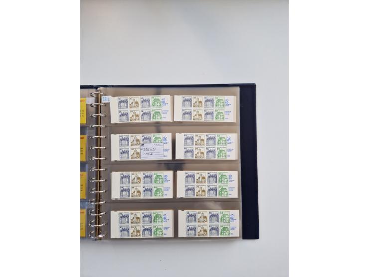 1960/2000, umfangreiche Sammlung der postfrischen Markenheftchen von Bund/Berlin in 19 SAFE-Ringbindern, sehr spezialisiert u