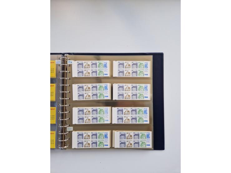 1960/2000, umfangreiche Sammlung der postfrischen Markenheftchen von Bund/Berlin in 19 SAFE-Ringbindern, sehr spezialisiert u