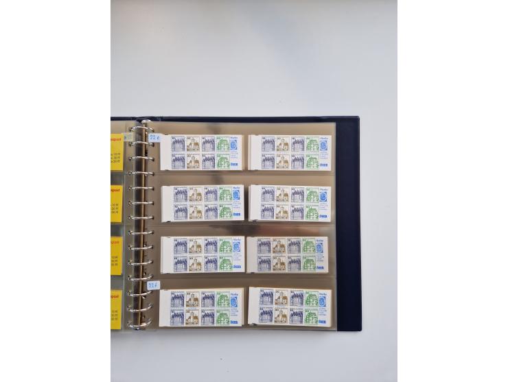 1960/2000, umfangreiche Sammlung der postfrischen Markenheftchen von Bund/Berlin in 19 SAFE-Ringbindern, sehr spezialisiert u