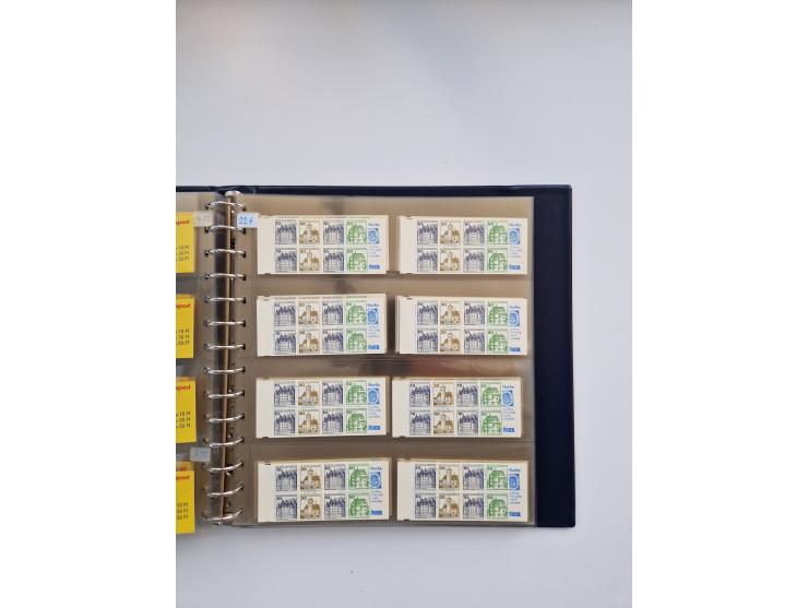 1960/2000, umfangreiche Sammlung der postfrischen Markenheftchen von Bund/Berlin in 19 SAFE-Ringbindern, sehr spezialisiert u