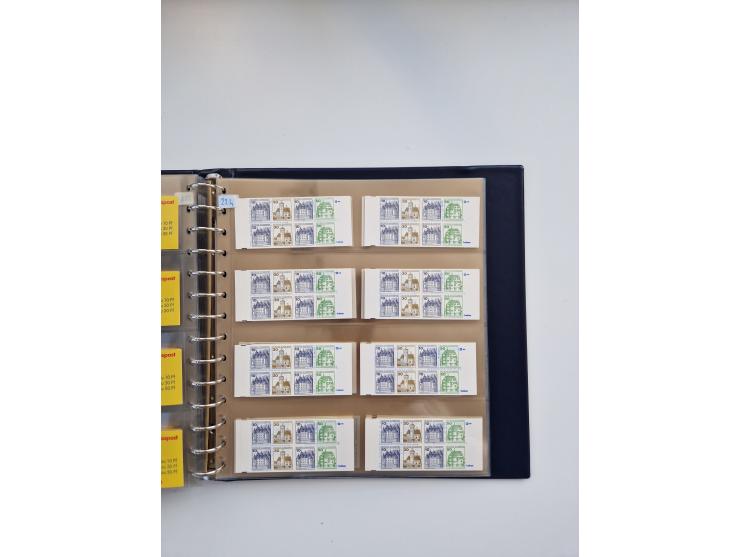 1960/2000, umfangreiche Sammlung der postfrischen Markenheftchen von Bund/Berlin in 19 SAFE-Ringbindern, sehr spezialisiert u