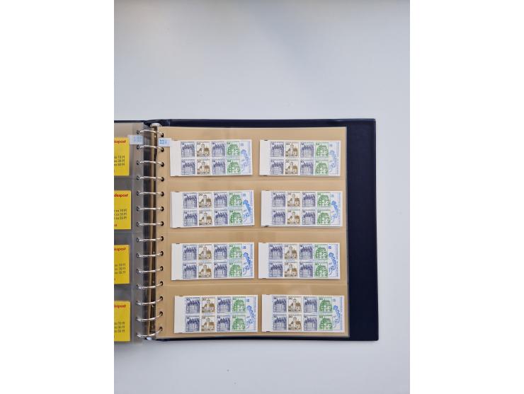 1960/2000, umfangreiche Sammlung der postfrischen Markenheftchen von Bund/Berlin in 19 SAFE-Ringbindern, sehr spezialisiert u