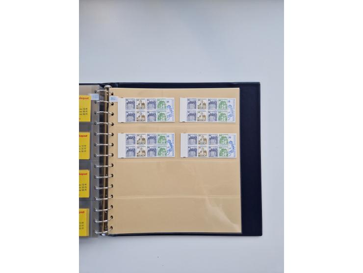 1960/2000, umfangreiche Sammlung der postfrischen Markenheftchen von Bund/Berlin in 19 SAFE-Ringbindern, sehr spezialisiert u