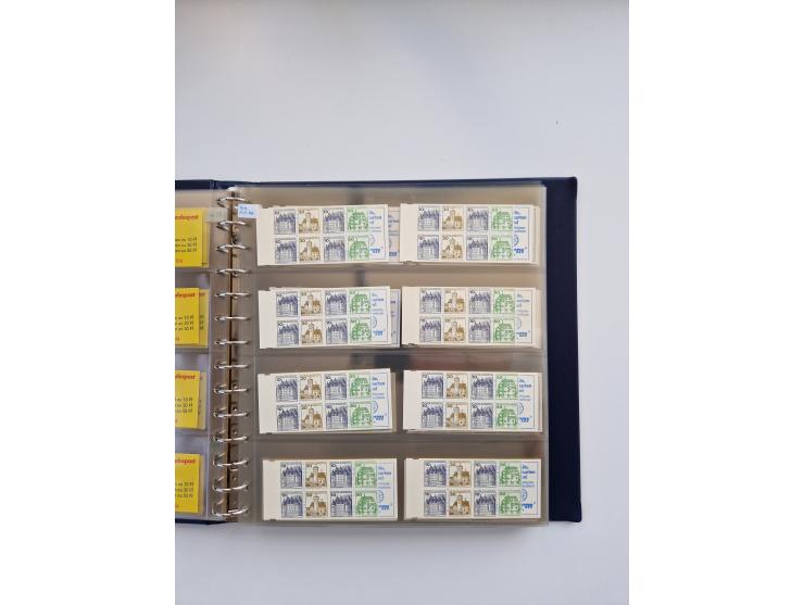 1960/2000, umfangreiche Sammlung der postfrischen Markenheftchen von Bund/Berlin in 19 SAFE-Ringbindern, sehr spezialisiert u
