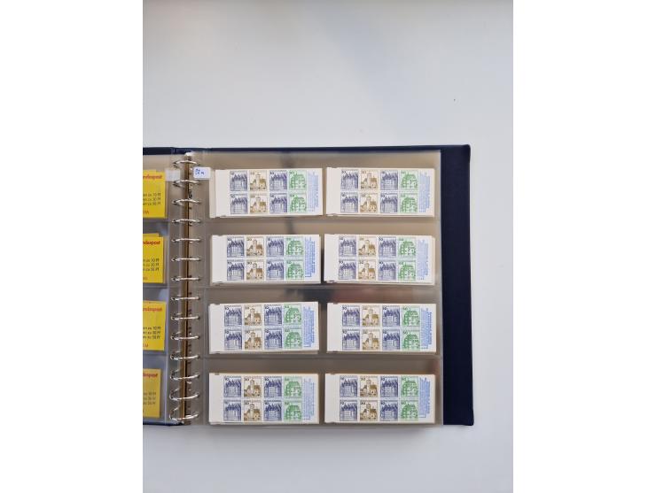 1960/2000, umfangreiche Sammlung der postfrischen Markenheftchen von Bund/Berlin in 19 SAFE-Ringbindern, sehr spezialisiert u