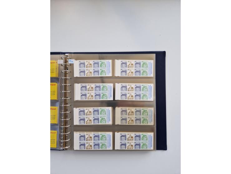 1960/2000, umfangreiche Sammlung der postfrischen Markenheftchen von Bund/Berlin in 19 SAFE-Ringbindern, sehr spezialisiert u