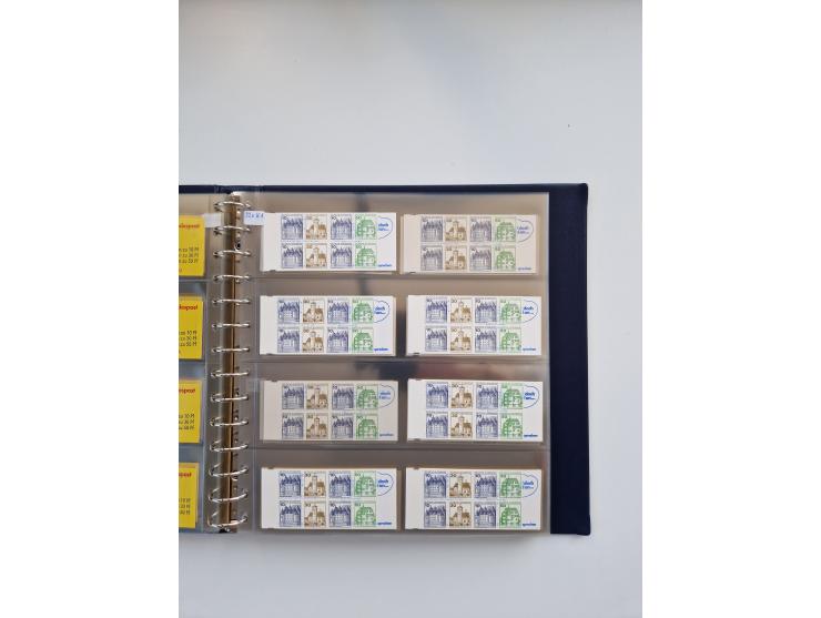 1960/2000, umfangreiche Sammlung der postfrischen Markenheftchen von Bund/Berlin in 19 SAFE-Ringbindern, sehr spezialisiert u