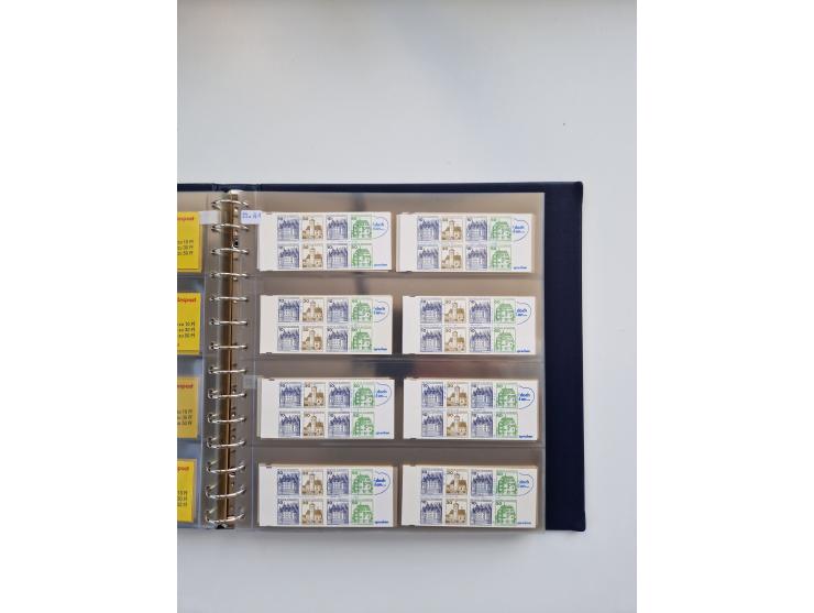 1960/2000, umfangreiche Sammlung der postfrischen Markenheftchen von Bund/Berlin in 19 SAFE-Ringbindern, sehr spezialisiert u