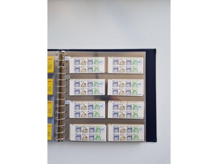 1960/2000, umfangreiche Sammlung der postfrischen Markenheftchen von Bund/Berlin in 19 SAFE-Ringbindern, sehr spezialisiert u