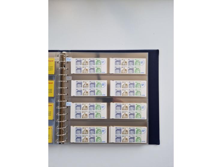 1960/2000, umfangreiche Sammlung der postfrischen Markenheftchen von Bund/Berlin in 19 SAFE-Ringbindern, sehr spezialisiert u