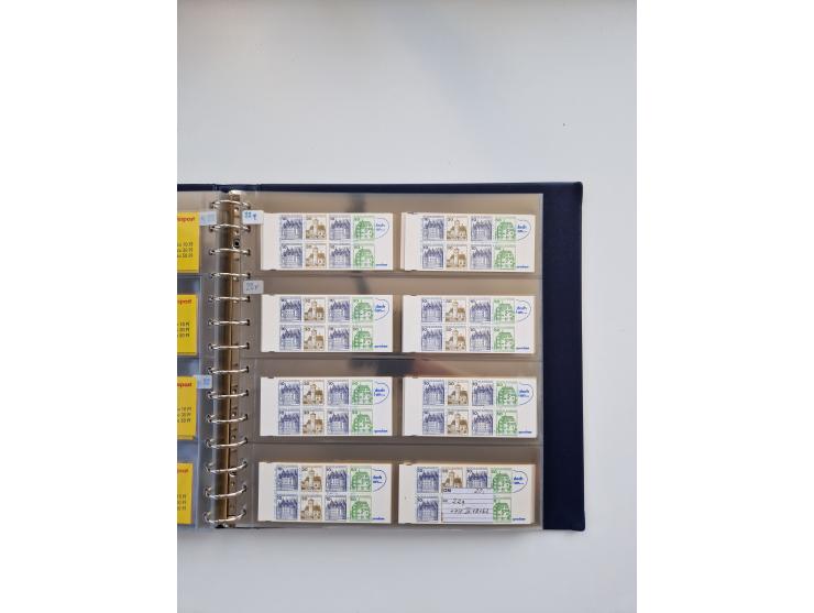 1960/2000, umfangreiche Sammlung der postfrischen Markenheftchen von Bund/Berlin in 19 SAFE-Ringbindern, sehr spezialisiert u