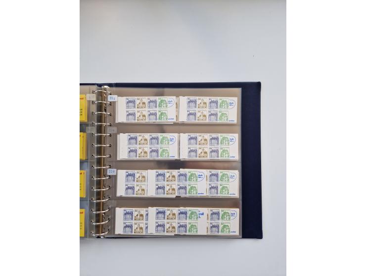 1960/2000, umfangreiche Sammlung der postfrischen Markenheftchen von Bund/Berlin in 19 SAFE-Ringbindern, sehr spezialisiert u