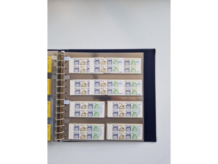 1960/2000, umfangreiche Sammlung der postfrischen Markenheftchen von Bund/Berlin in 19 SAFE-Ringbindern, sehr spezialisiert u