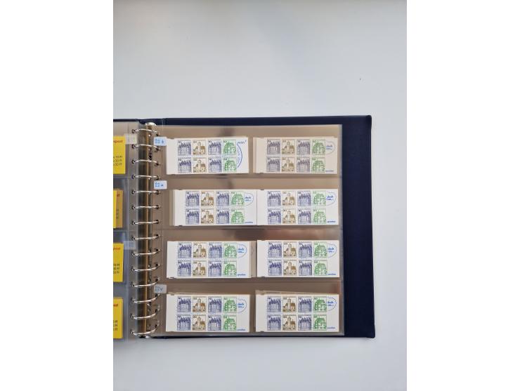 1960/2000, umfangreiche Sammlung der postfrischen Markenheftchen von Bund/Berlin in 19 SAFE-Ringbindern, sehr spezialisiert u