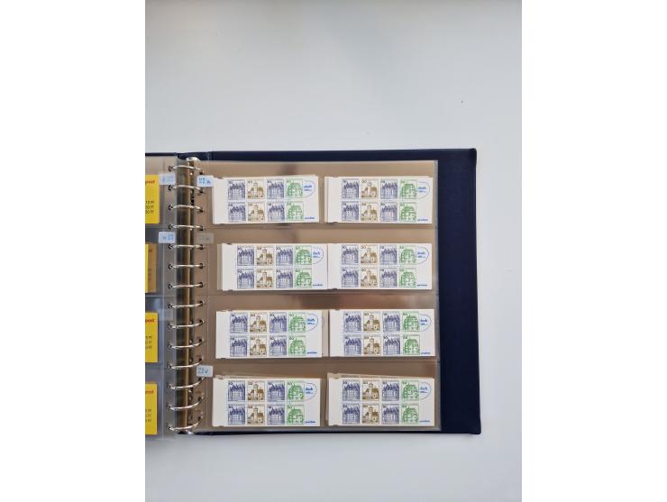 1960/2000, umfangreiche Sammlung der postfrischen Markenheftchen von Bund/Berlin in 19 SAFE-Ringbindern, sehr spezialisiert u