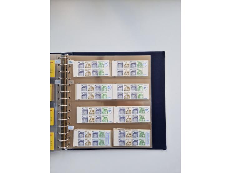 1960/2000, umfangreiche Sammlung der postfrischen Markenheftchen von Bund/Berlin in 19 SAFE-Ringbindern, sehr spezialisiert u