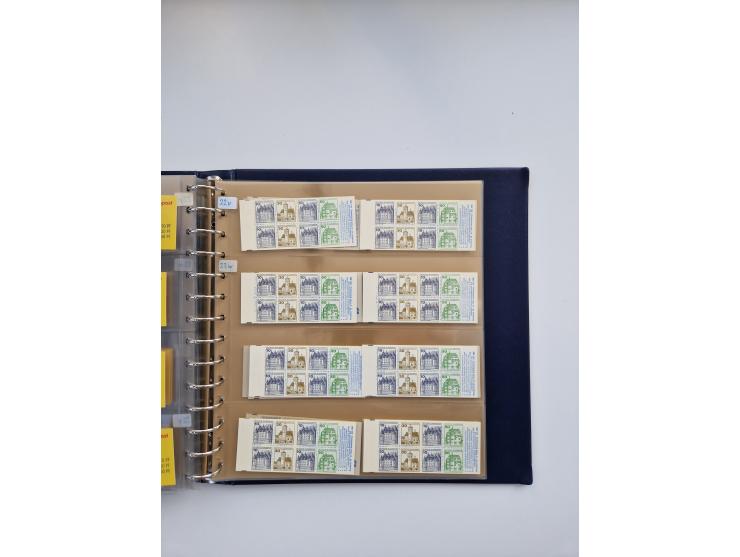 1960/2000, umfangreiche Sammlung der postfrischen Markenheftchen von Bund/Berlin in 19 SAFE-Ringbindern, sehr spezialisiert u