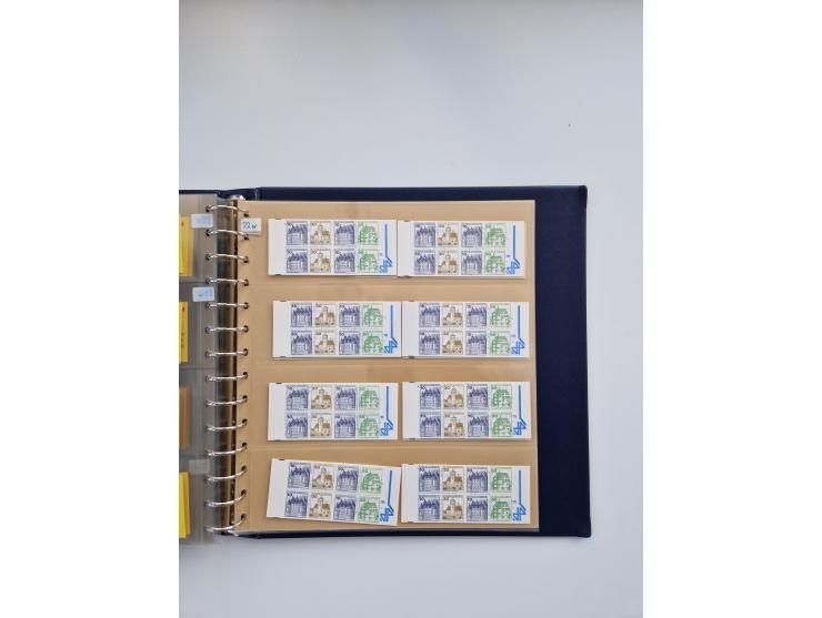 1960/2000, umfangreiche Sammlung der postfrischen Markenheftchen von Bund/Berlin in 19 SAFE-Ringbindern, sehr spezialisiert u