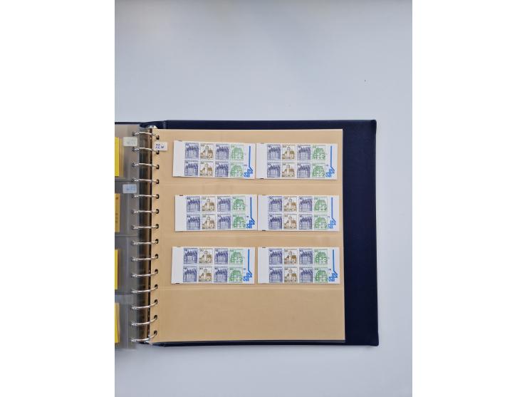 1960/2000, umfangreiche Sammlung der postfrischen Markenheftchen von Bund/Berlin in 19 SAFE-Ringbindern, sehr spezialisiert u